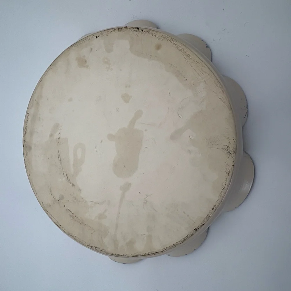 Vintage Floral Scalloped Pottery  Chip and Dip Platter with Hearts